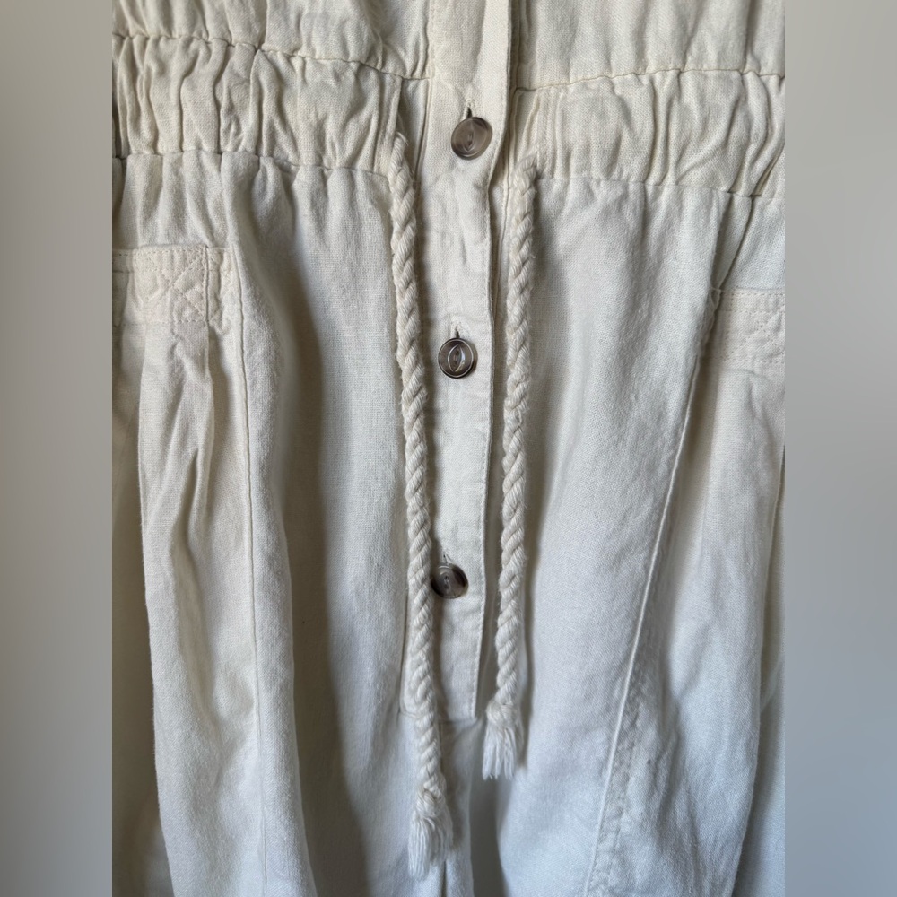 Universal Thread Cream Collared Romper - image 3
